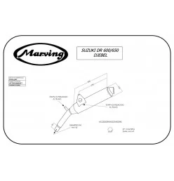 Marving EDR/15/NC Suzuki Dr 650 Djebel