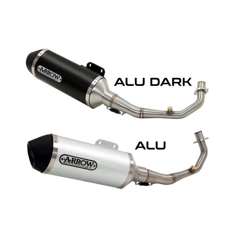 Arrow Sport Exhaust 73001MI 73001KZ 73501 Aprilia Scarabeo