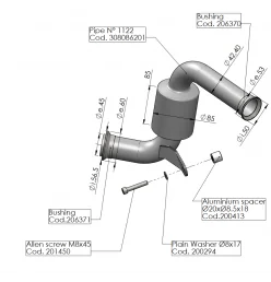 Leovince Suppressor du Catalyseur Ktm Duke 390