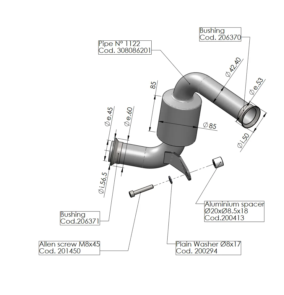 Leovince Suppressor du Catalyseur Ktm Duke 390