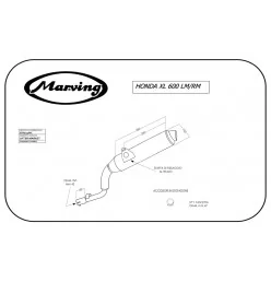 Marving EDR/19/NC Honda Xl 600 RM