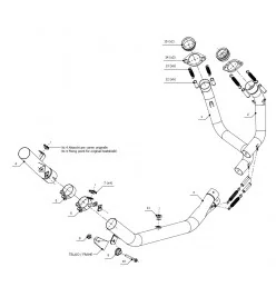 Mivv Decatalizzatore No Kat Honda Africa Twin CRF 1000 L