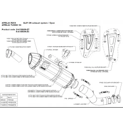 Akrapovic Aprilia Tuono V4 S-A10SO6-ZC