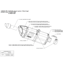 Akrapovic Yamaha YZF R6 S-Y6SO7-HZC