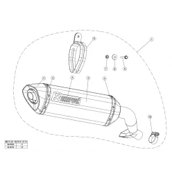 Akrapovic Honda NC750S S-H7SO2-HRT