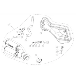 Akrapovic Ducati Multistrada 950/950 S S-D9SO10-HIFFT