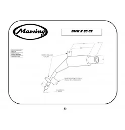 Marving EDR/22/V Bmw R 80 Gs