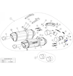 Akrapovic Ducati Monster 696 795 796 1100 S-D10SO7-HZC