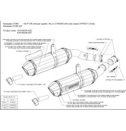 Akrapovic Kawasaki Z1000 S-K10SO6-HZC