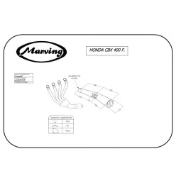 Marving H/3309/BC Honda Cbx 400 F