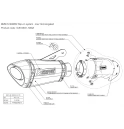 Akrapovic Bmw S1000RR S-B10SO1-HASZ