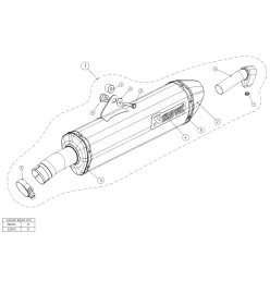 Akrapovic Bmw F 800 R S-B8SO4-HRT